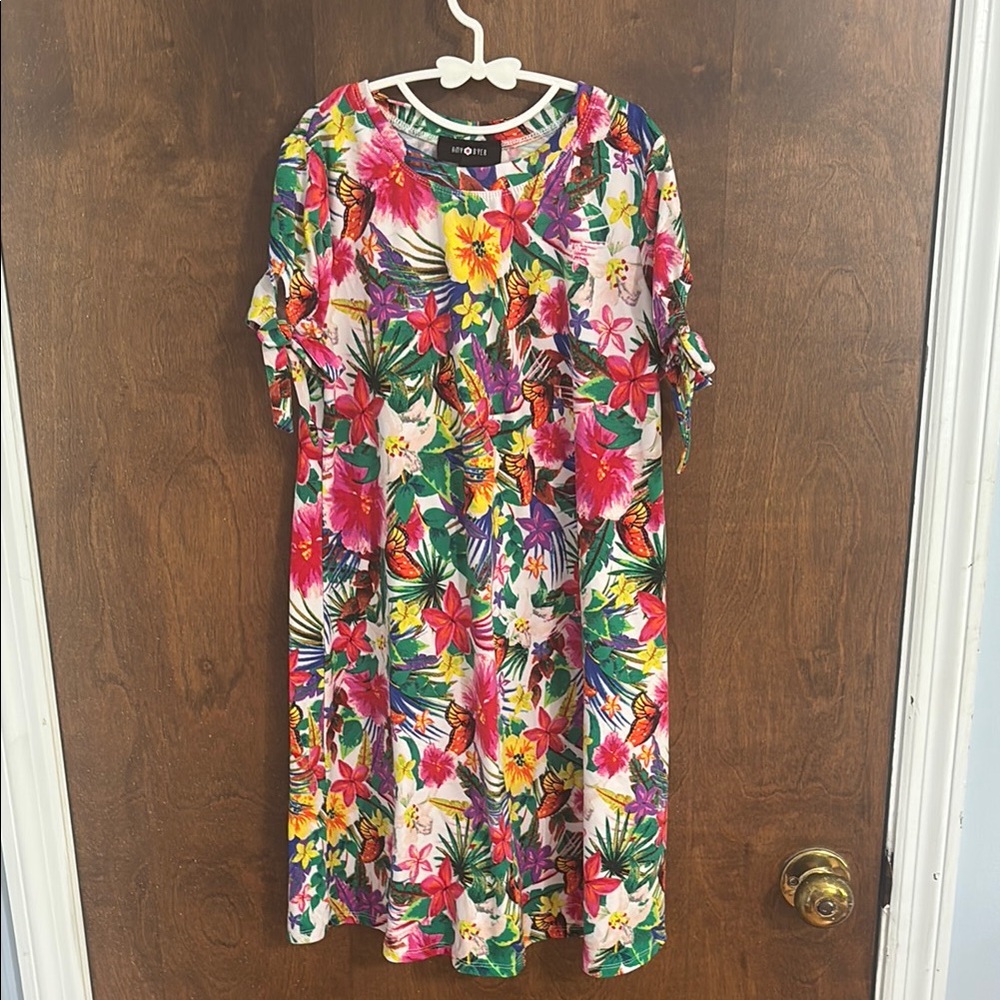 Amy Byer Multicolor Floral Dress